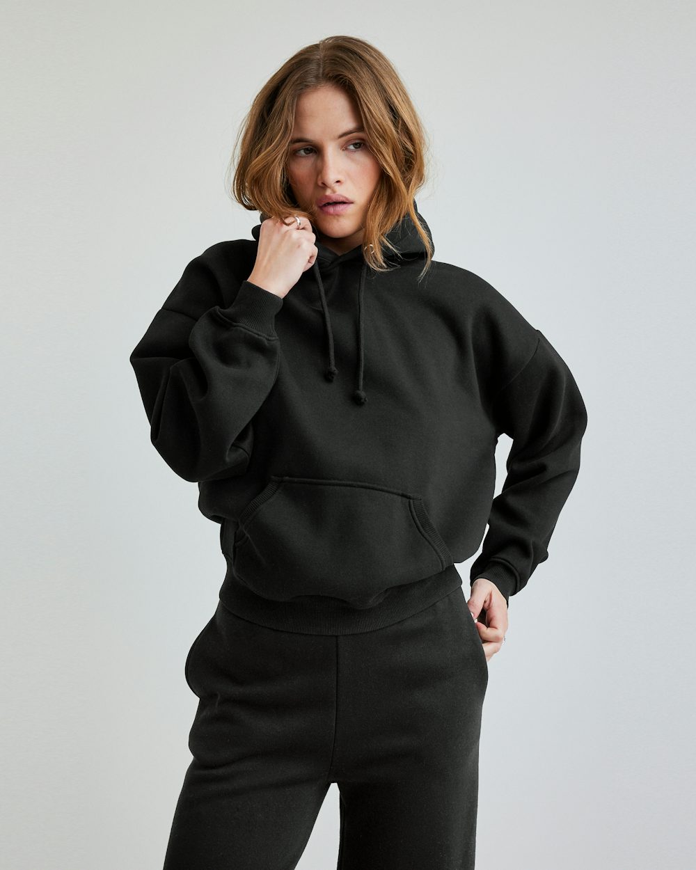 Black hoodie