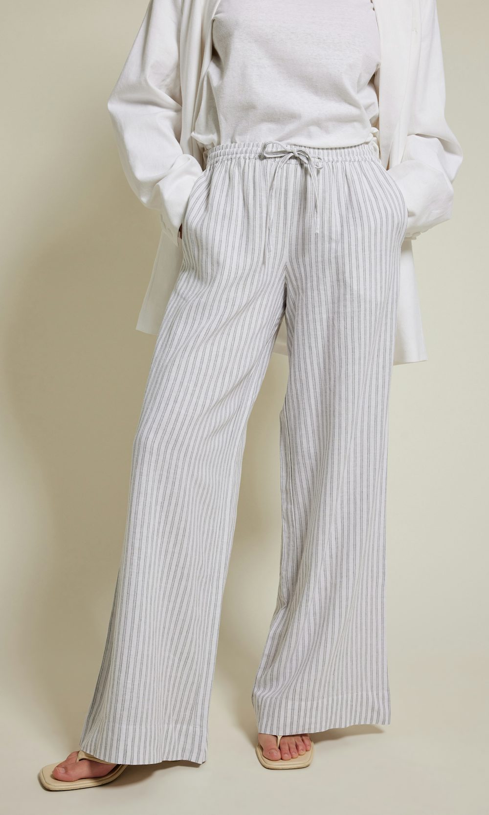 Light Blue Wide Pants