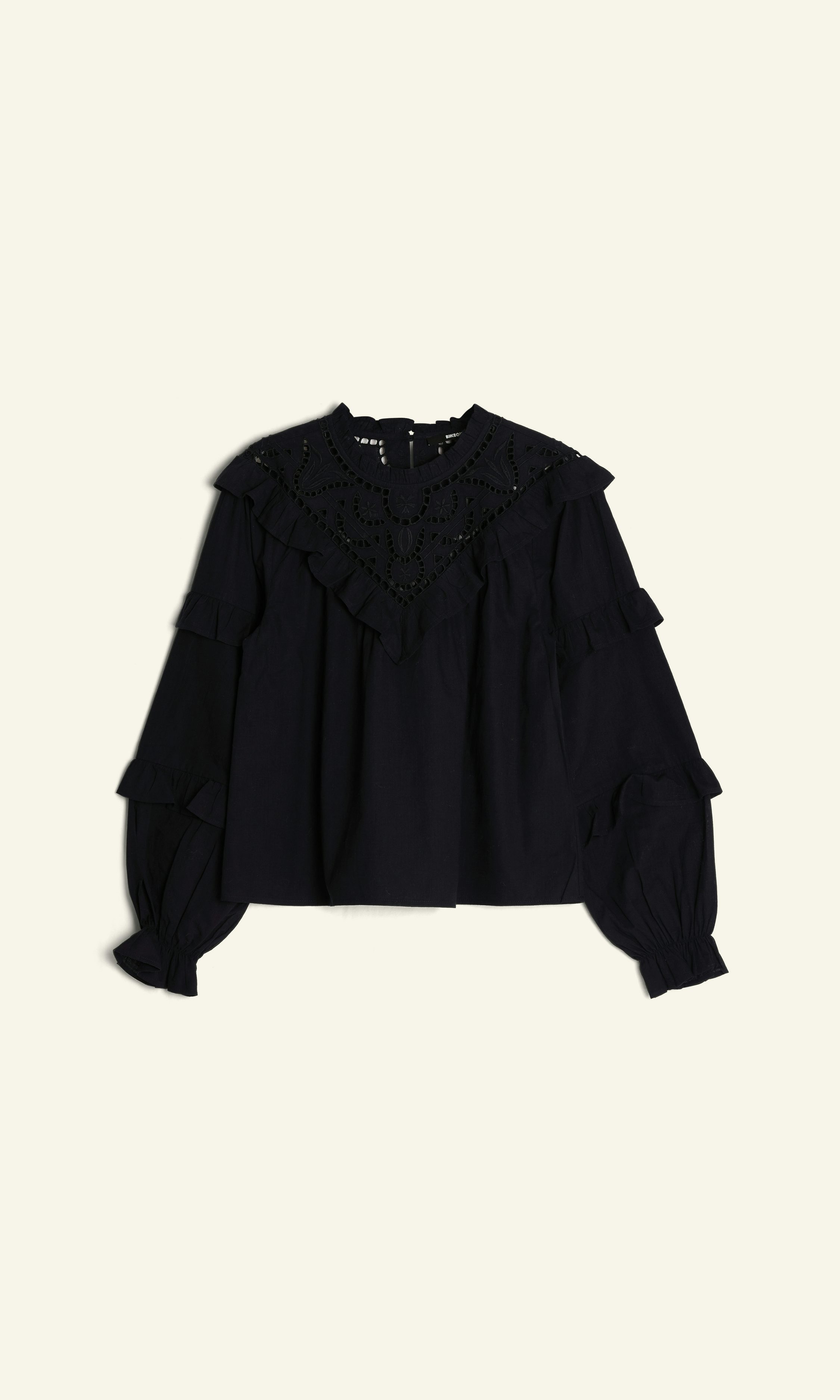 Bibiy. BIANCA BLOSSOM TOP 〔BLACK〕 BIBIY. MADE | BIANCA BLOSSOM TOP BLACK｜Bibiy.