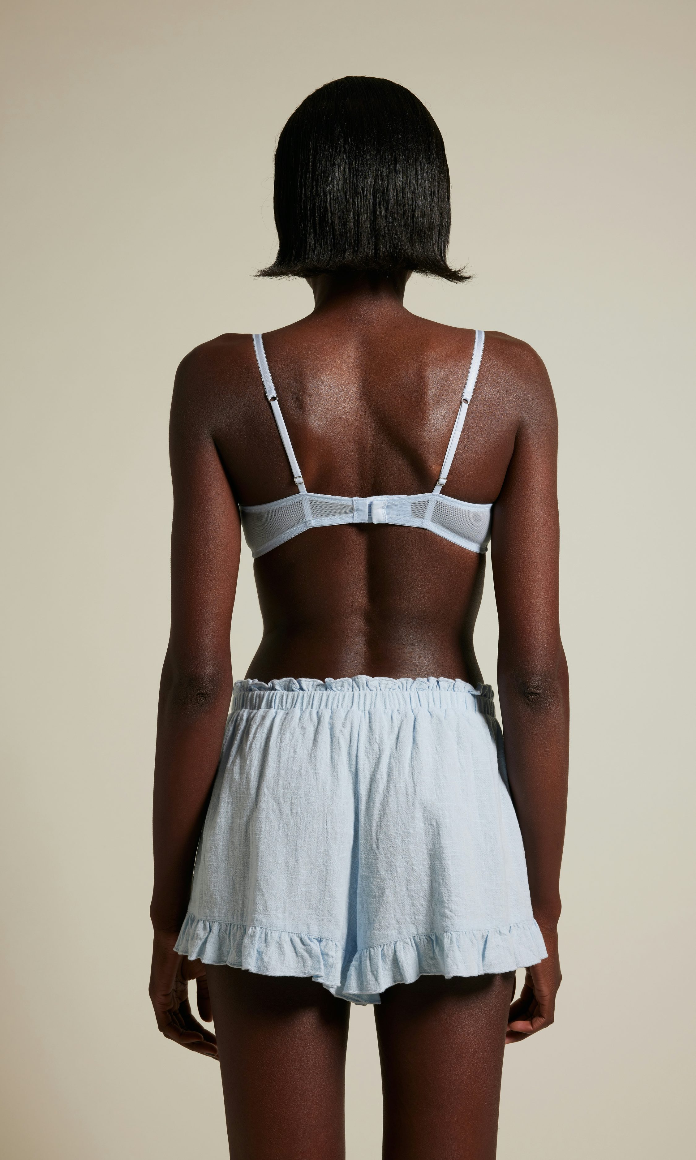 Light blue NW romantic shorts | Women | Bik Bok
