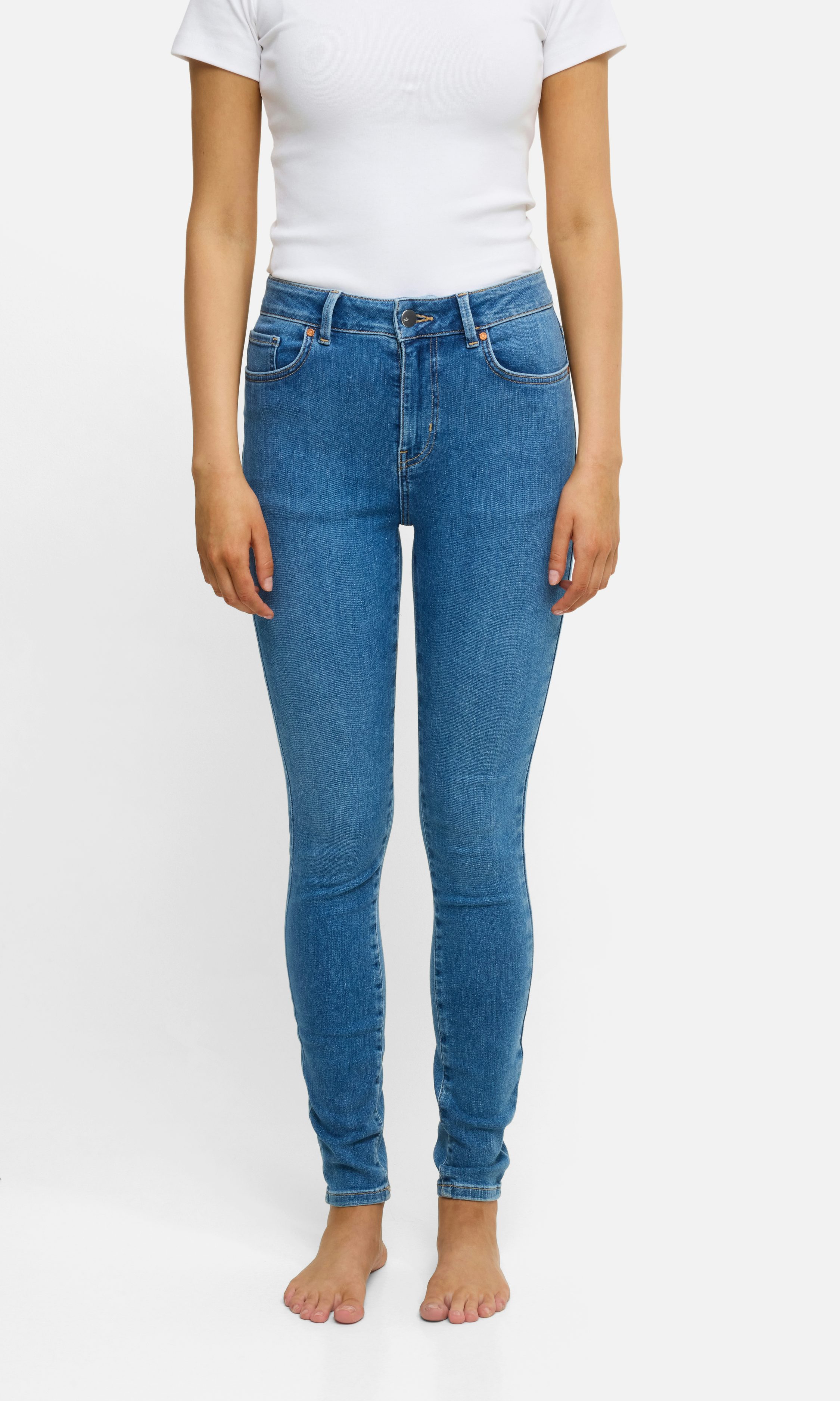 【BOK PLACE】Peach brushed black blue wide denim pt XL Size Blue JP Peachy Low 540 A | Women | Bik Bok