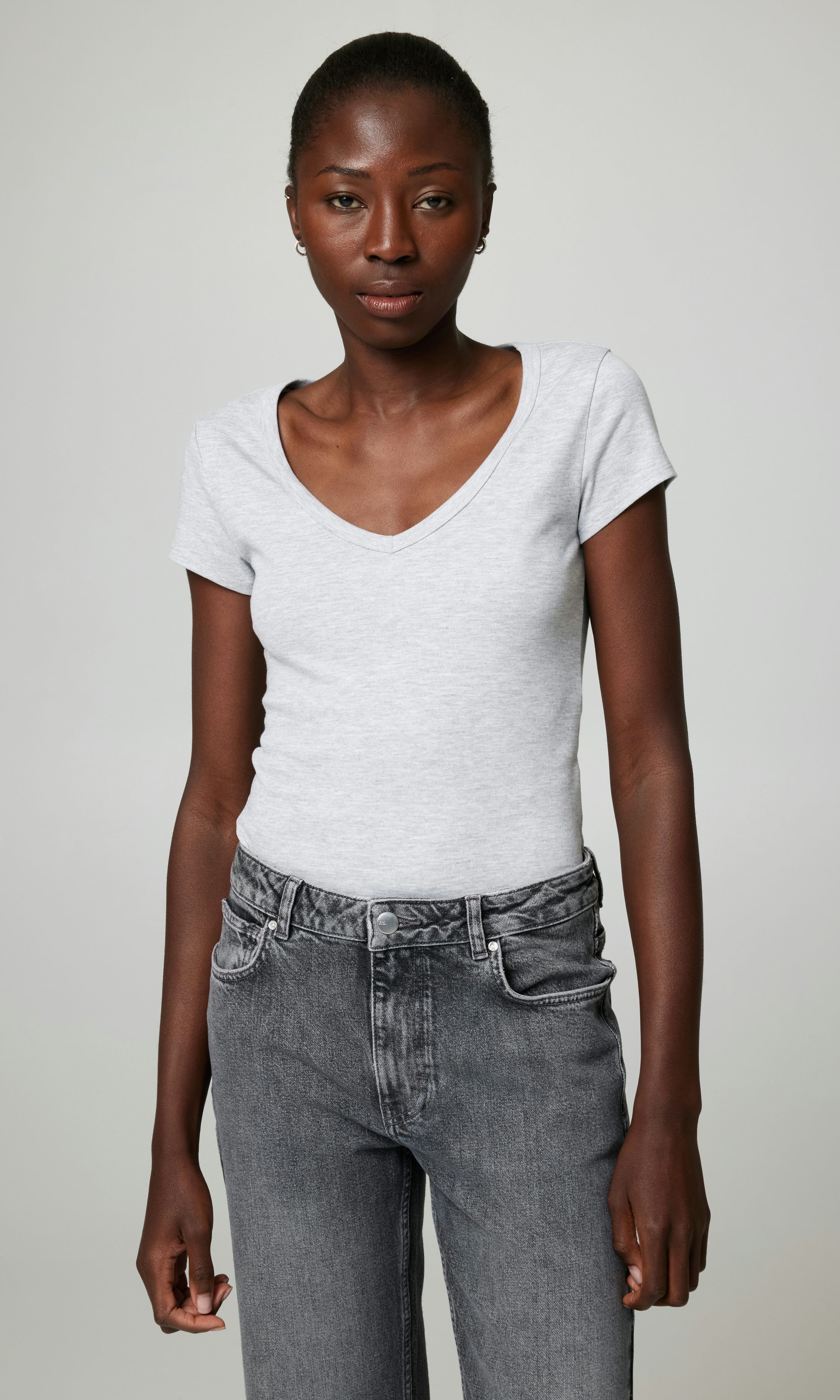 TS Franca grey melange | Women | T-shirts & Tanktops - T-shirts