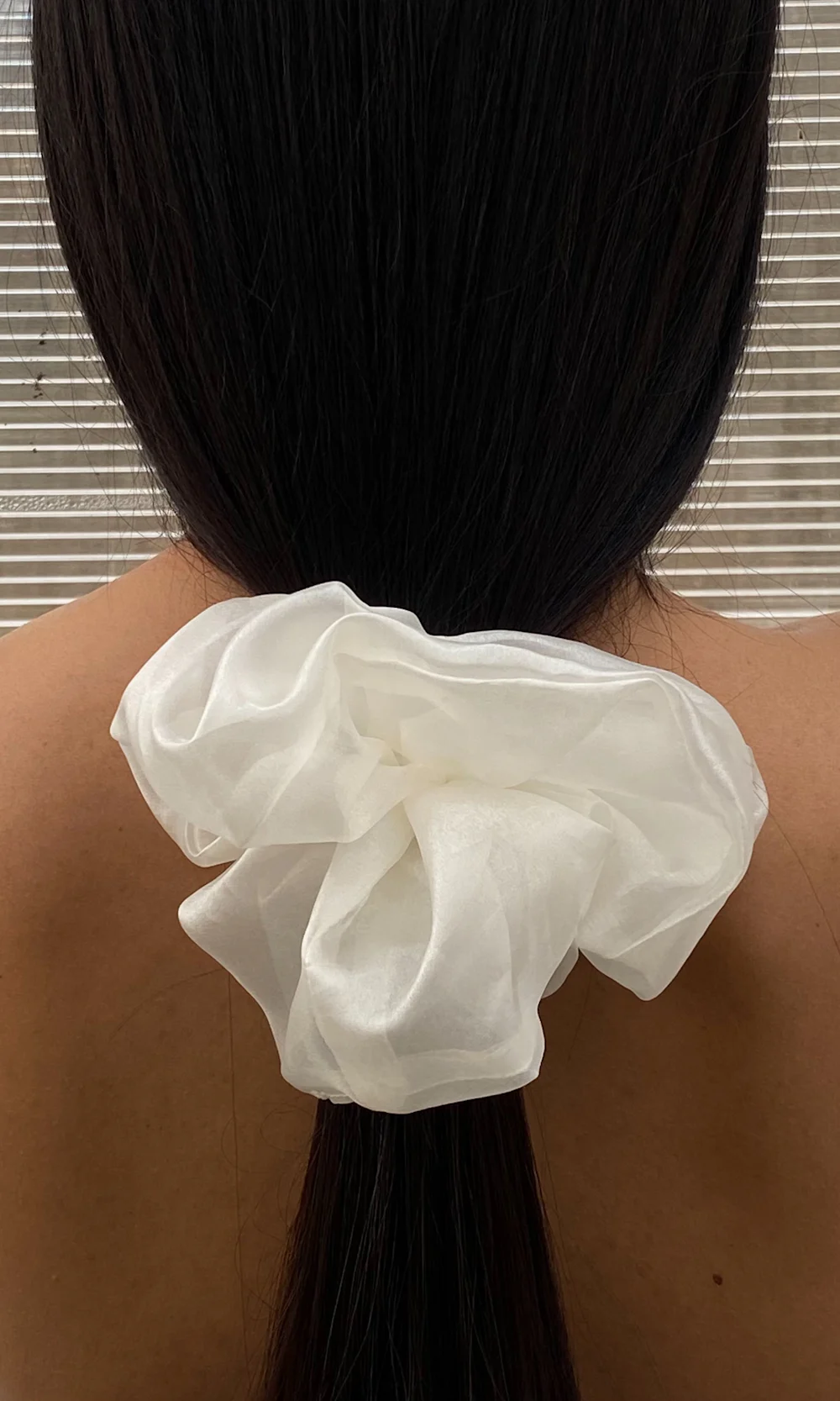 Chiffon oversized scrunchie