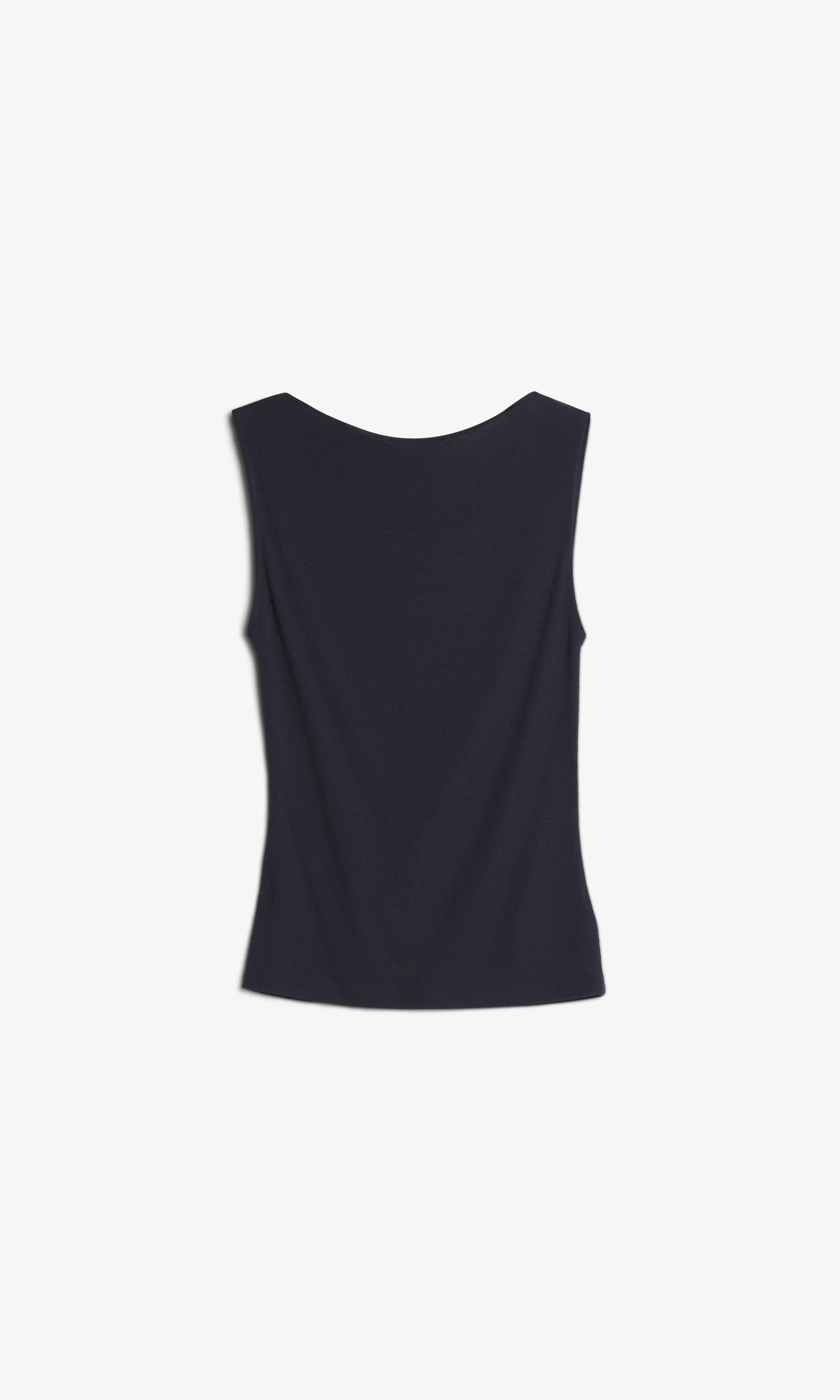 Black TT wool blend tank | Women | T-shirts & Tanktops - Tops Bik Bok