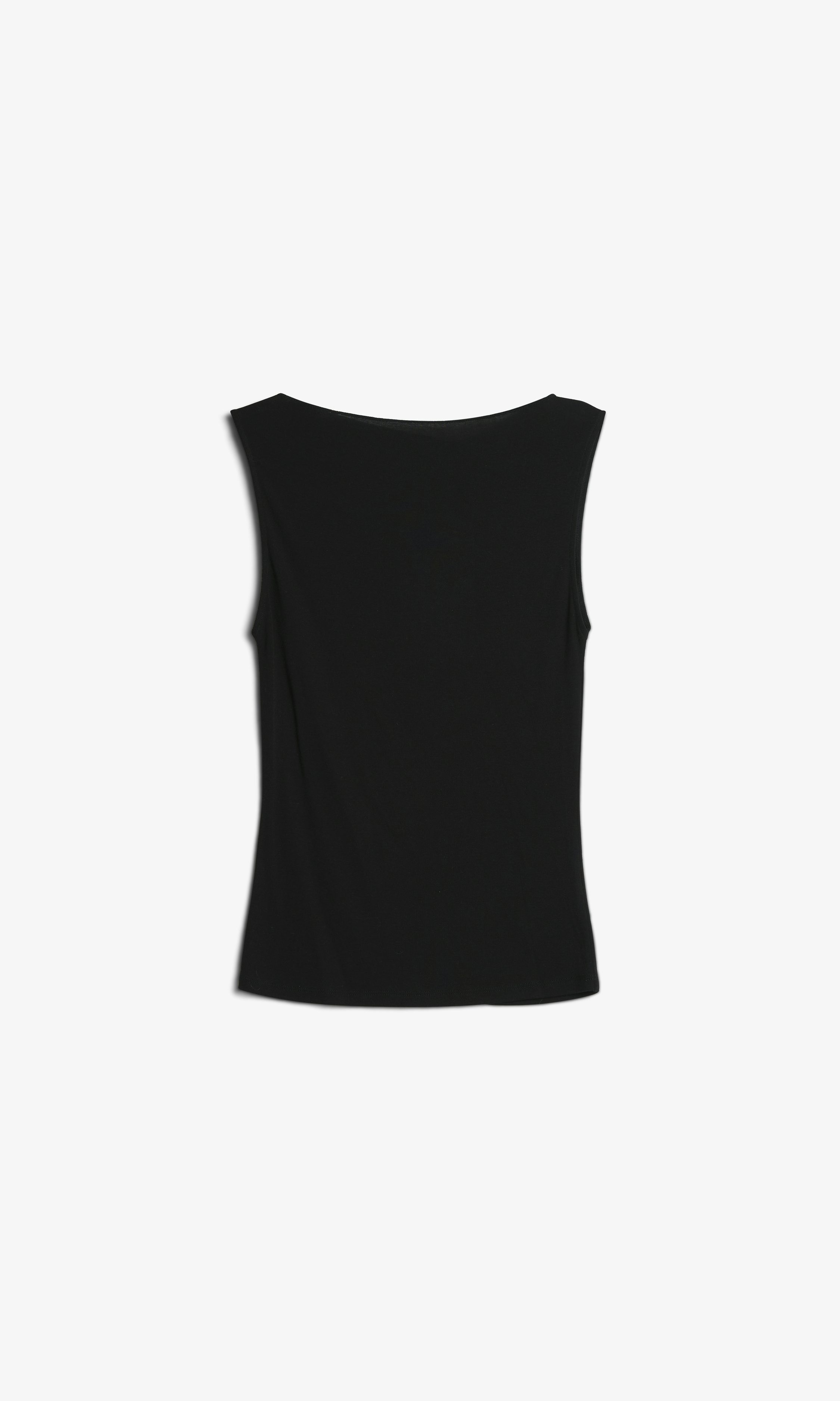 Black TT wool blend tank | Women | T-shirts & Tanktops - Tops Bik Bok
