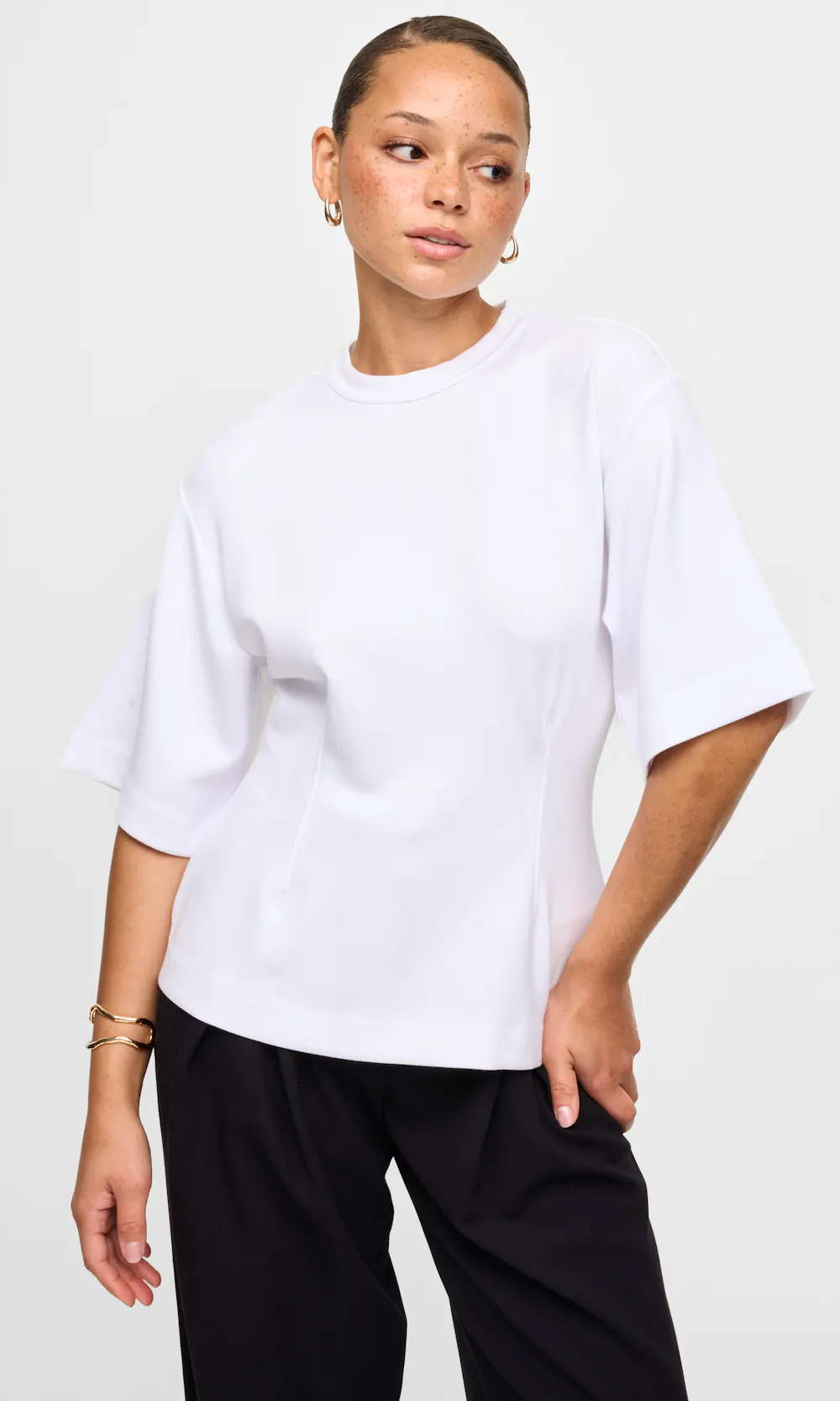 White TS Bebe | Women | T-shirts & Tanktops - T-shirts Bik Bok