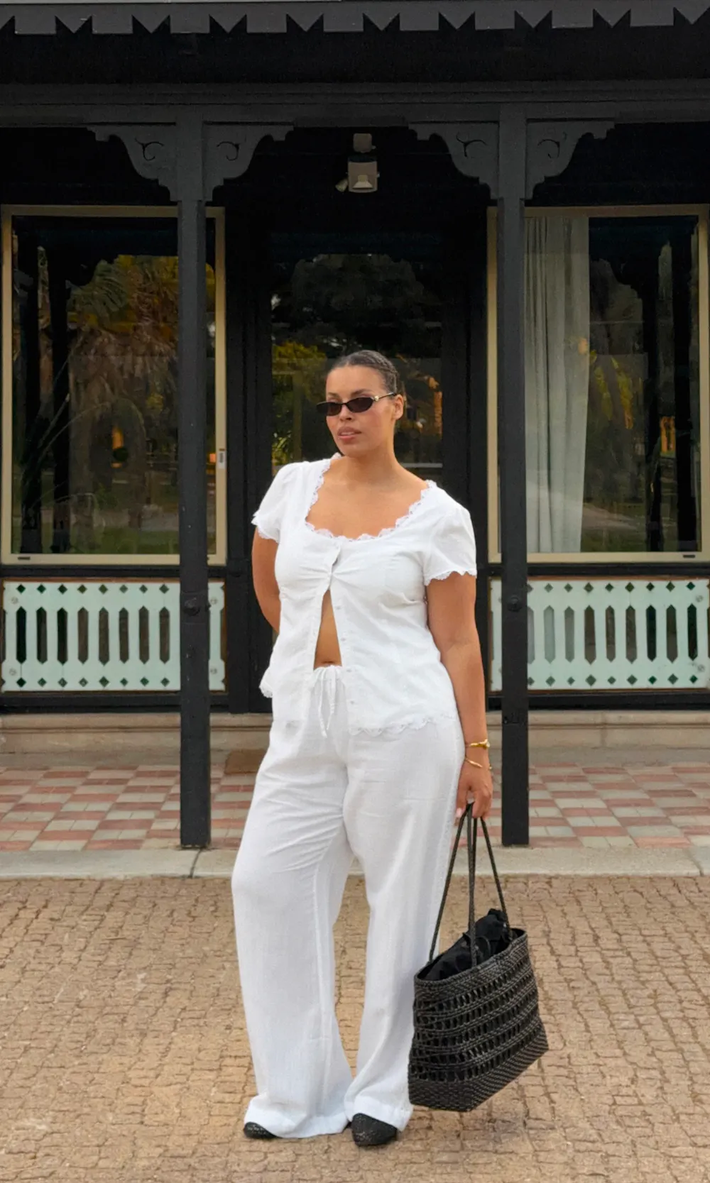 White BW Cherry | Women | Tops - Blouses Bik Bok