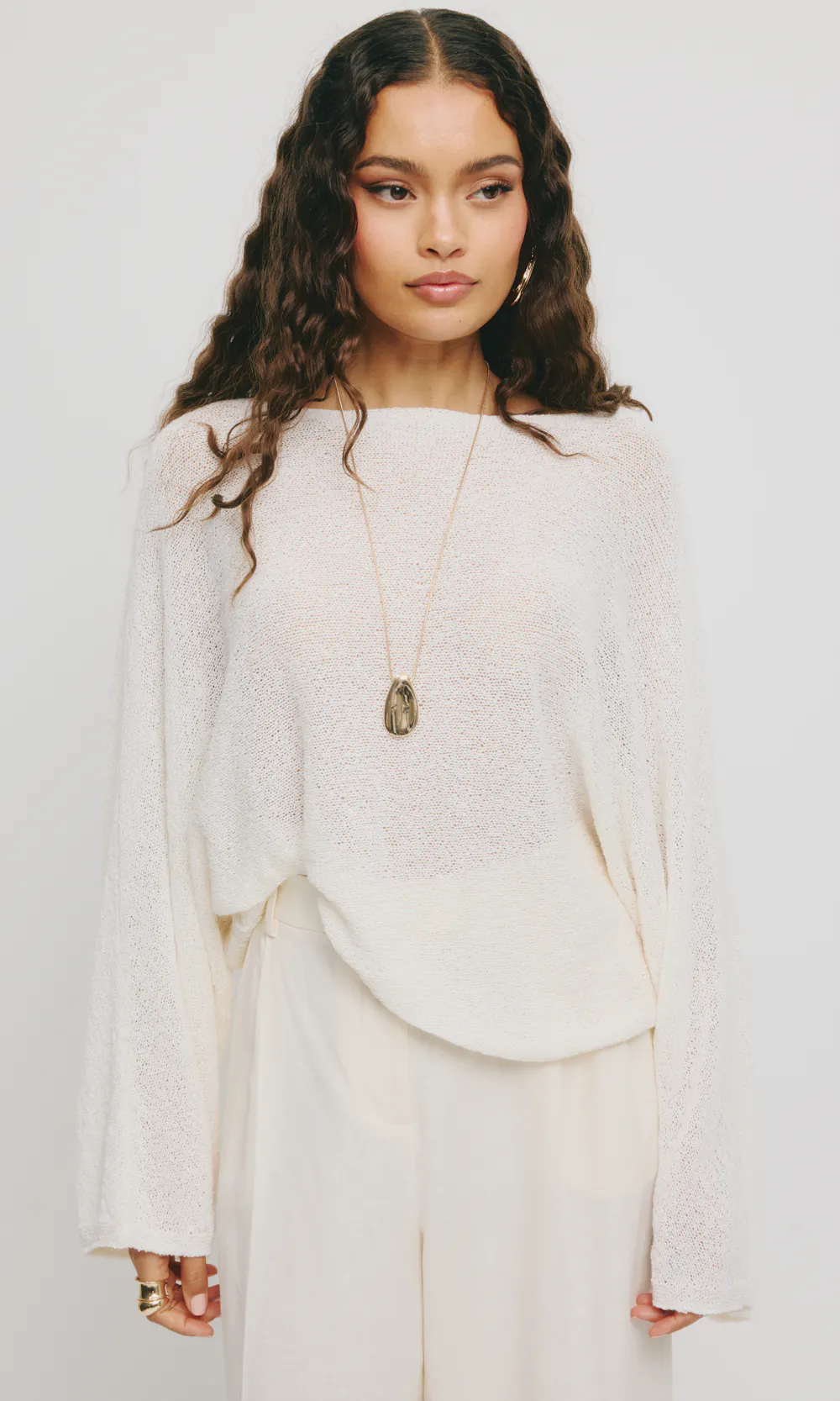 Off white KP Hazel | Women | Tops - Knitwear Bik Bok