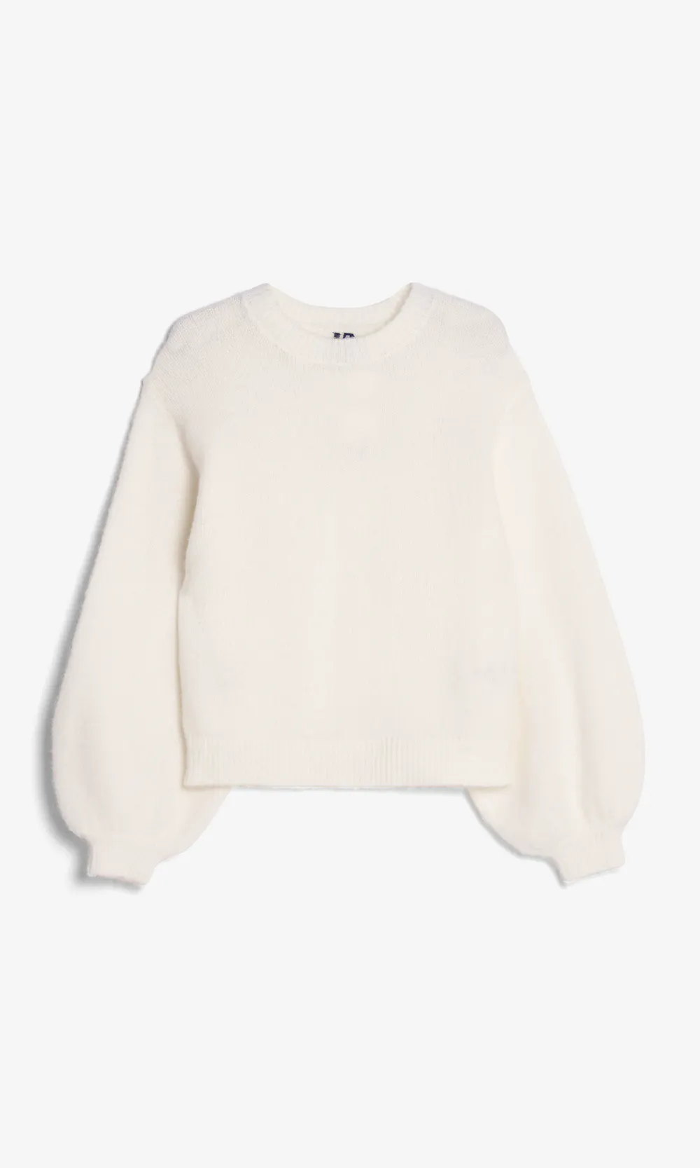 k*u様 【新品タグ付き】Whip Ballon Sleeve BL　white Off white KP Vicky | Women | Tops - Knitwear Bik Bok